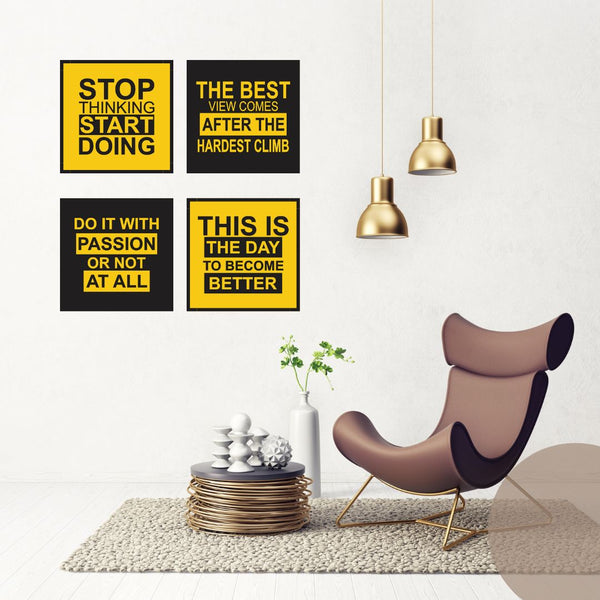 Set of 4 Motivational Frames