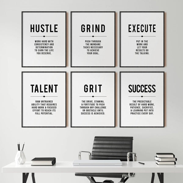 SET OF 6 INSPIRATIONAL FRAMES